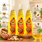 OVM Cold Pressed Chekku Groundnut Oil – 1 Litre