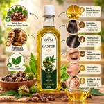 OVM Brand Pure & Cold Pressed Castor Oil – 500 ml